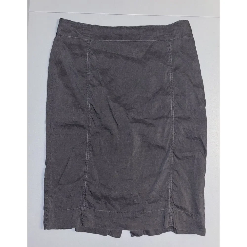 Eileen Fisher Linen Blend Minimalist‎ Skirt Women's Size S